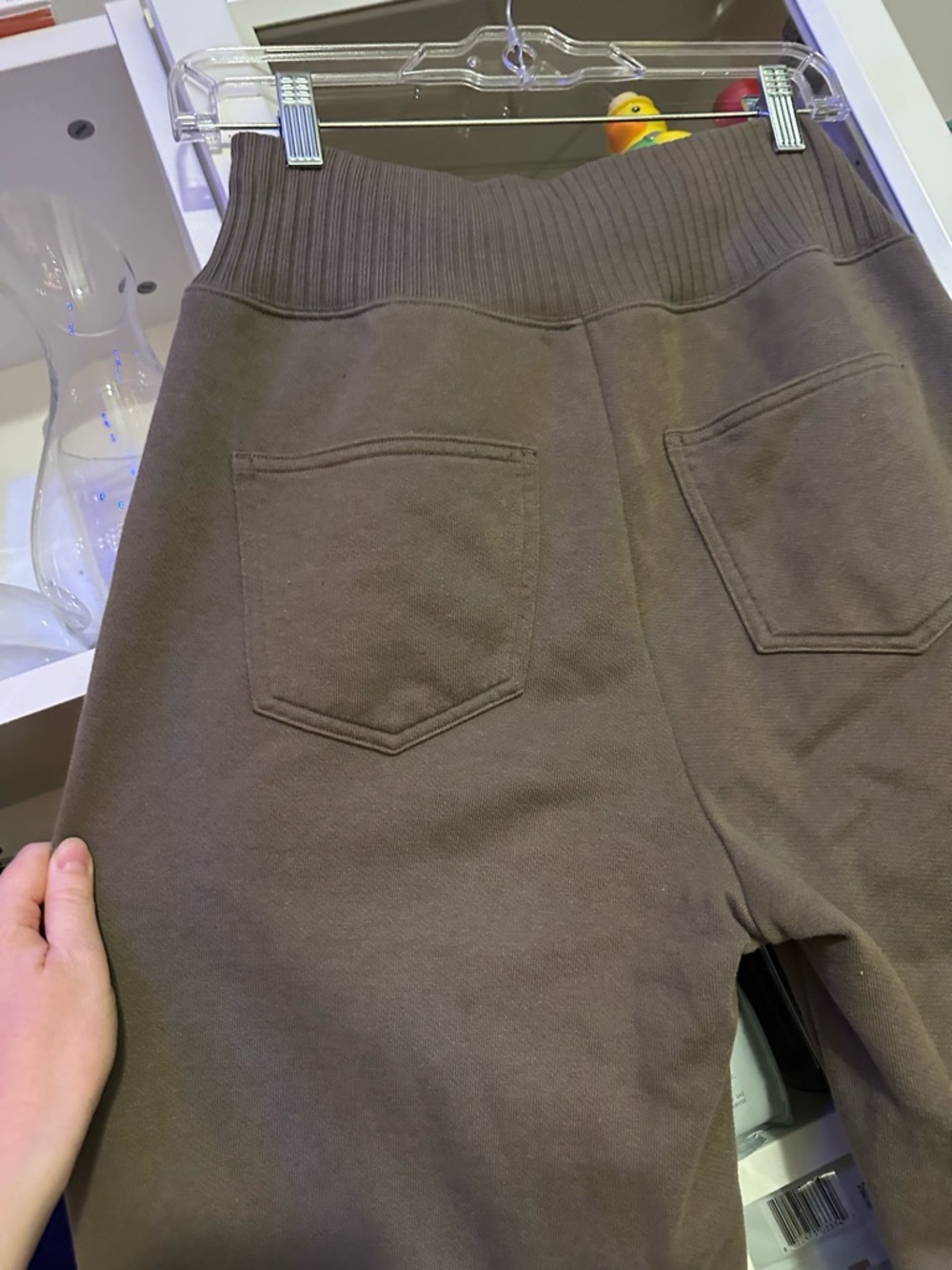 Cute $130 Alo Serenity Wide Leg Sweatpants Limited Edition Light Cocoa Sz Small - Picture 8 of 15